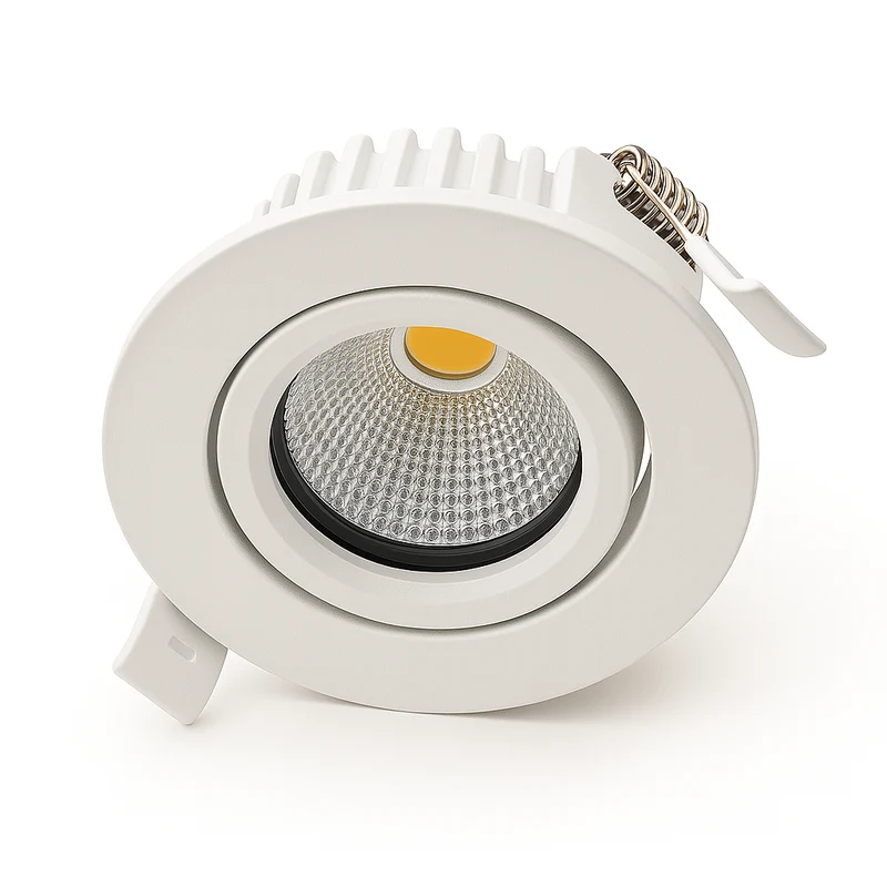 LED Einbaustrahler | VARDA | 6W | CCT Schalter | Rund | Weiß | Geringe Einbautiefe