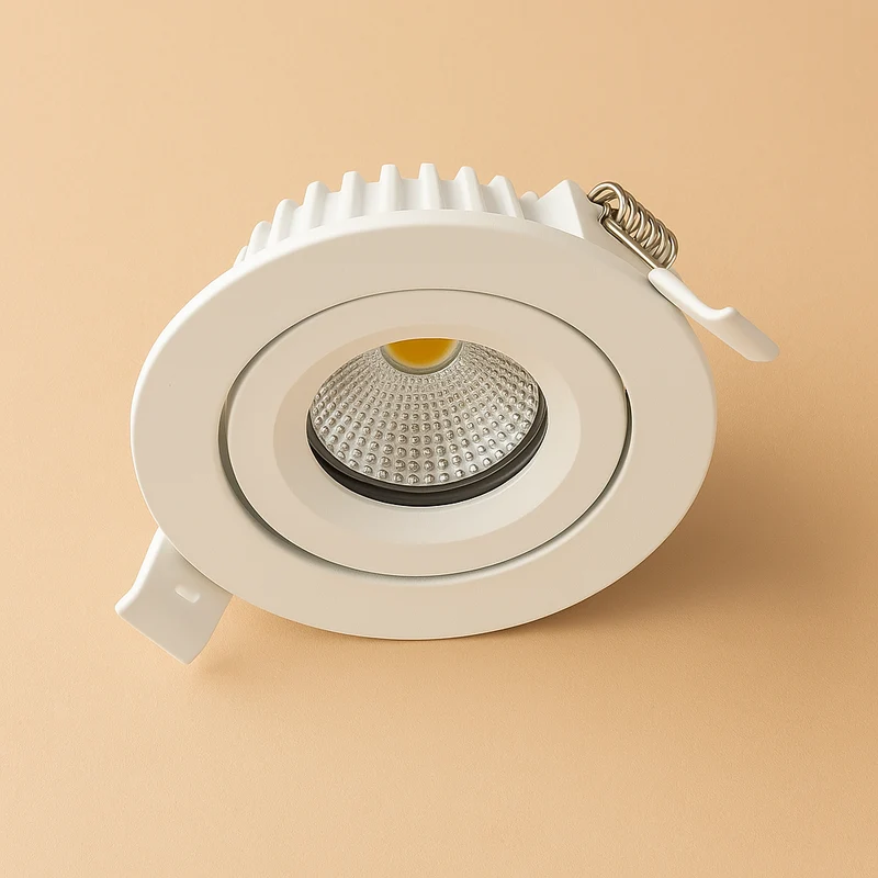 LED Einbaustrahler | VARDA | 6W | CCT Schalter | Rund | Weiß | Geringe Einbautiefe