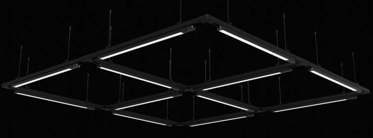 3-Phasen Schienenleuchte | ARGUS | Länglich | 120cm | Schwarz | 30 Watt