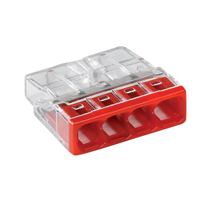 WAGO Anschlussklemme / Schweißklemme | 4-adrig | 0,2-2,5mm² | 100 Stück