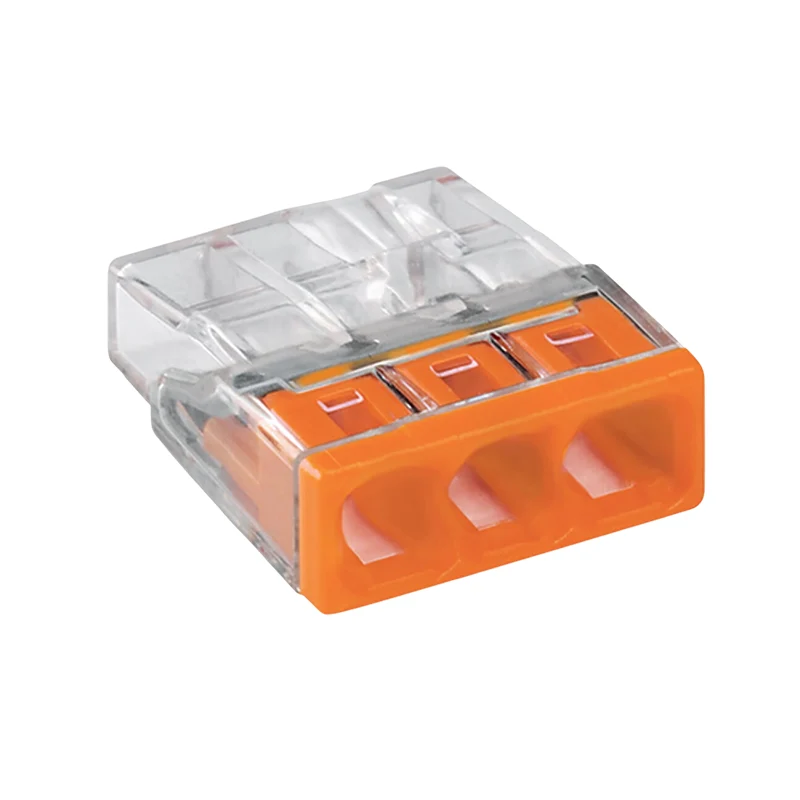 WAGO Anschlussklemme / Schweißklemme | 3-adrig | 0,2-4,0mm² | 100 Stück