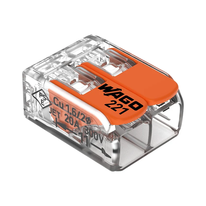 WAGO Anschlussklemme / Schweißklemme | 2-adrig | 0,2-4,0mm² | 100 Stück