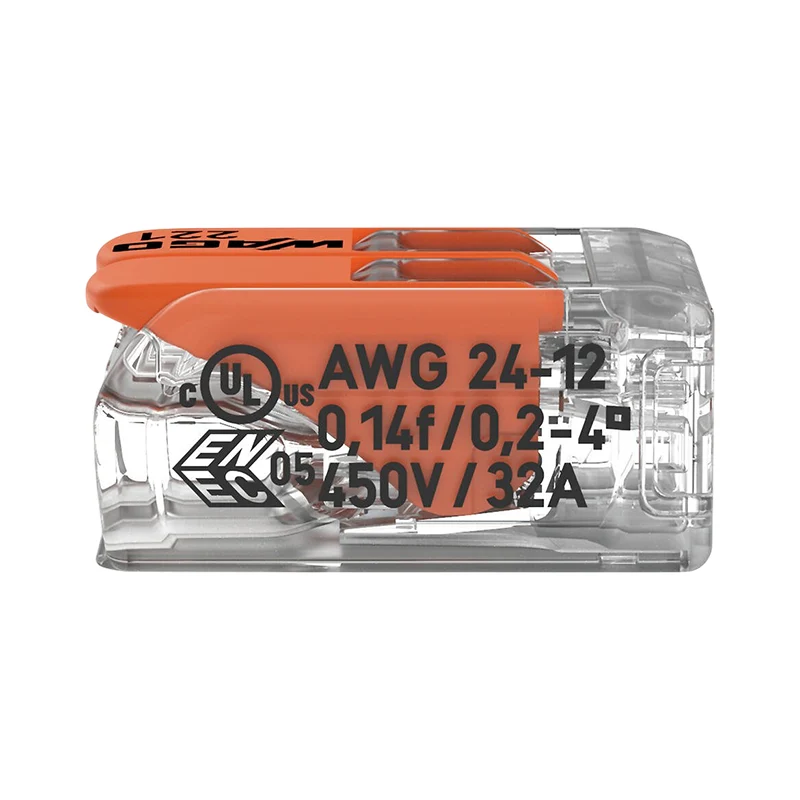 WAGO Anschlussklemme / Schweißklemme | 2-adrig | 0,2-4,0mm² | 100 Stück