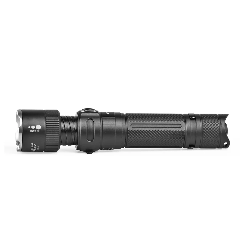LED-Taschenlampe | Wiederaufladbar | 20W | 1500 Lumen | 5000kHz | IP67 | mit Zoomfunktion