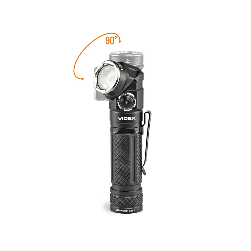 LED-Taschenlampe | Wiederaufladbar | 10 W | 1000 Lumen | 5000 K | IP66 | mit neigbarem Kopf