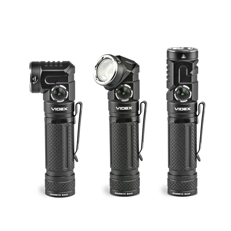 LED-Taschenlampe | Wiederaufladbar | 10 W | 1000 Lumen | 5000 K | IP66 | mit neigbarem Kopf