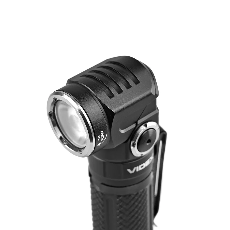 LED-Taschenlampe | Wiederaufladbar | 10 W | 1000 Lumen | 5000 K | IP66 | mit neigbarem Kopf