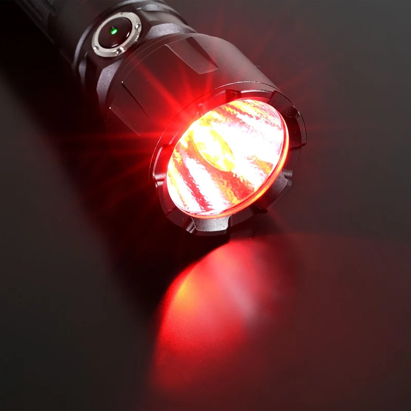 LED Taschenlampe | Extra Stark | Wiederaufladbar | 20W | 3600 Lumen | 5000K | IP68 | mit Rotlichtfunktion
