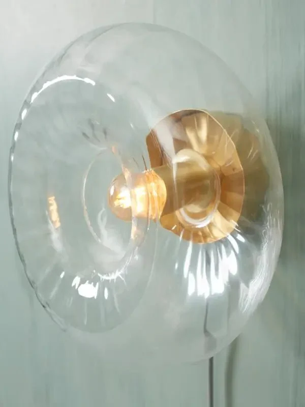 Wandleuchte Brussels Gold