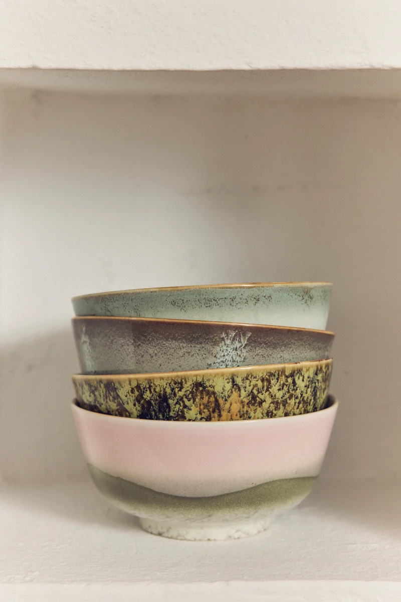 70's Ceramics: Schüsseln Verge, Set von 2