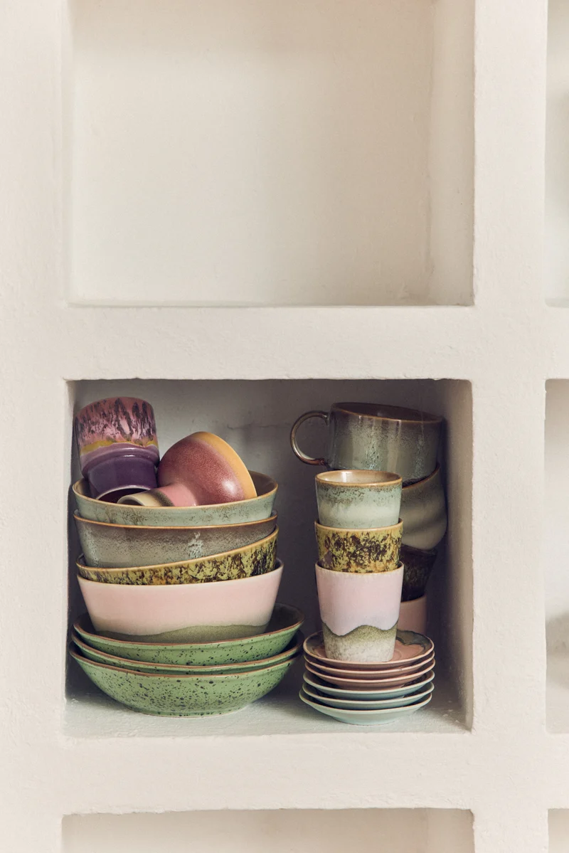 70's Ceramics: Schüsseln Verge, Set von 2