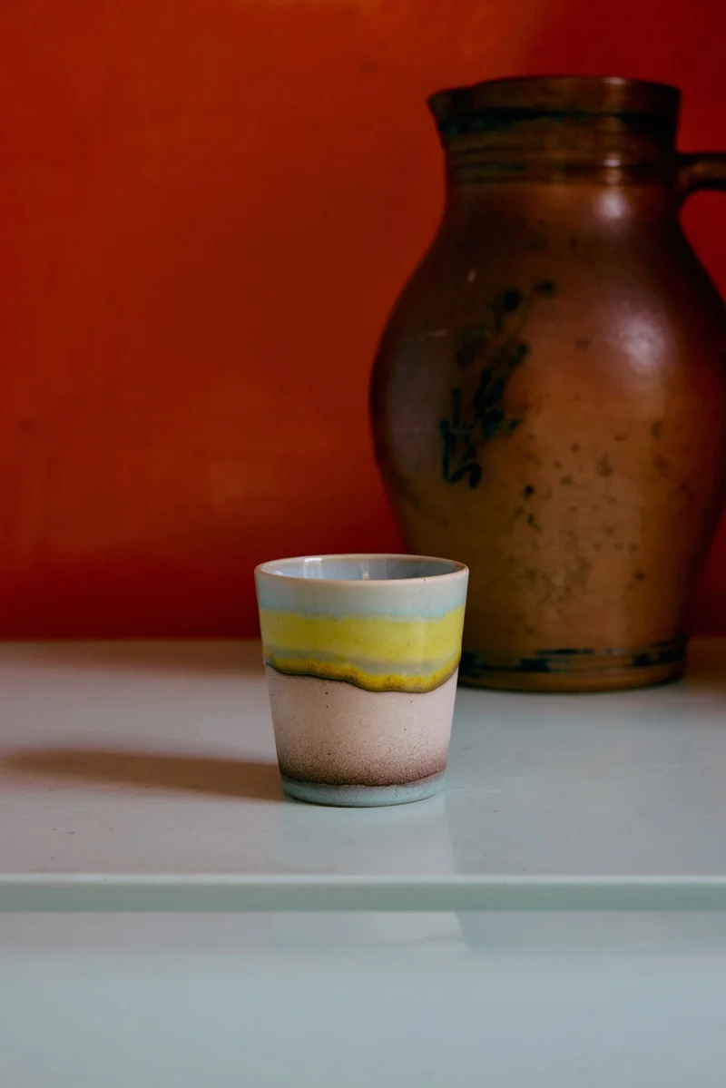 70´s Ceramics: Tasse Pop Art, Set von 4, 230ml