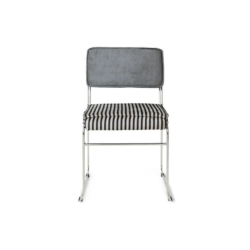 Endless dining chair: stripe, monochrome