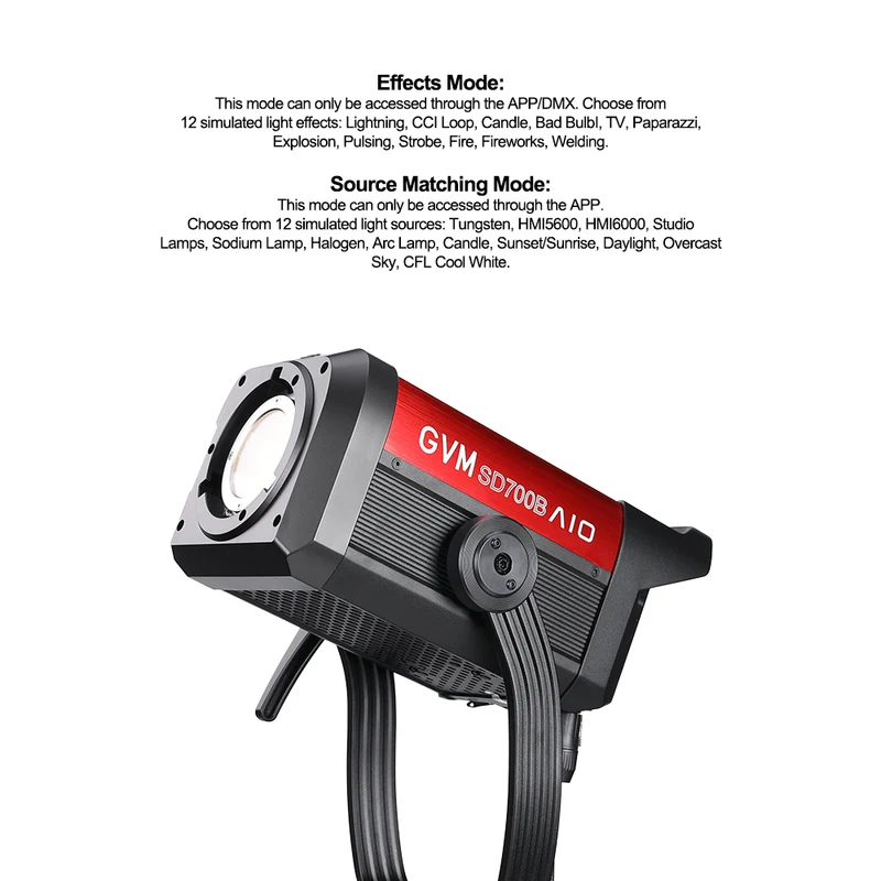 GVM SD700B-AIO Bi-Color LED Monolight