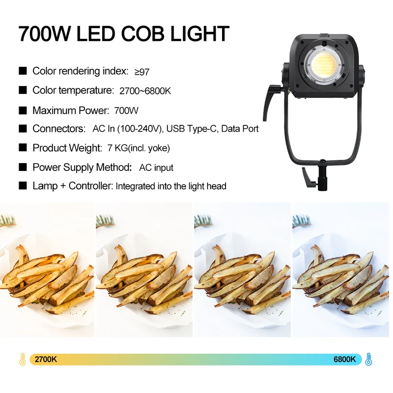 GVM SD700B-AIO Bi-Color LED Monolight