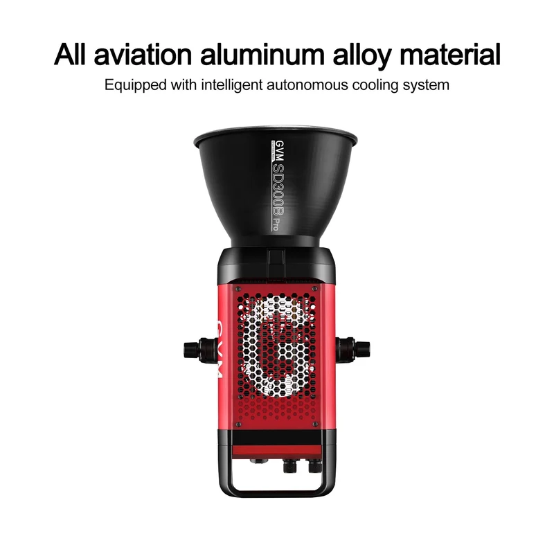 GVM PRO-SD300B 300W Bi-Color Monolight V-mount Mesh Bluetooth（Includes a free 26'' lantern worth $99）