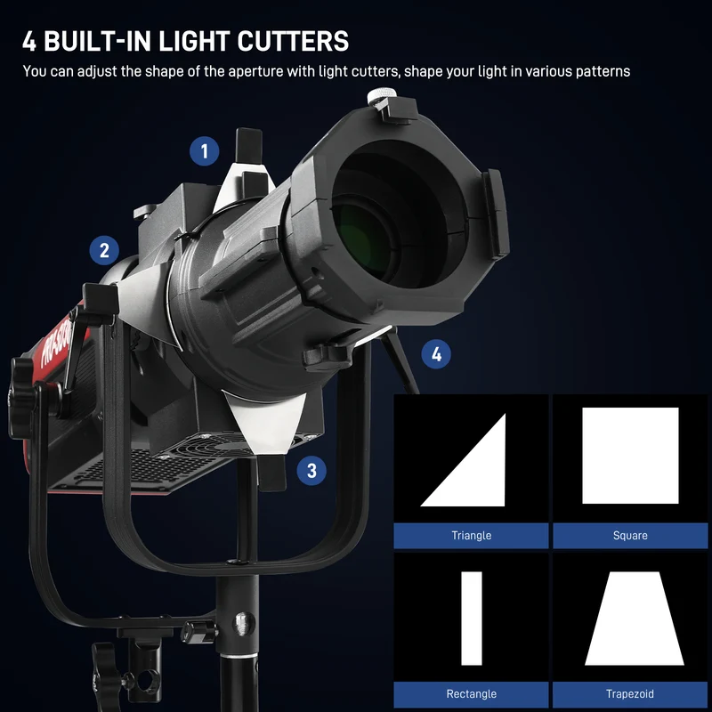(Open Box)GVM PJ-L40 Spot lens For Power 600W or less Monolight