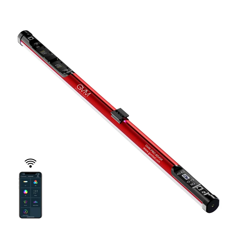 GVM BD45R Bi-Color RGB LED Light Wand (48")