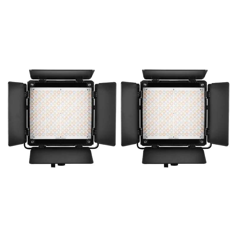 GVM-800D 6X 40W led Panel Lights for Video Bi-color Video RGB Panel Light (2-Light Kit)