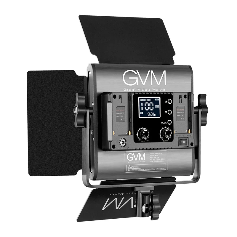 GVM-800D-II 40W Bi-color and RGB Video Panel Light（Open Box）