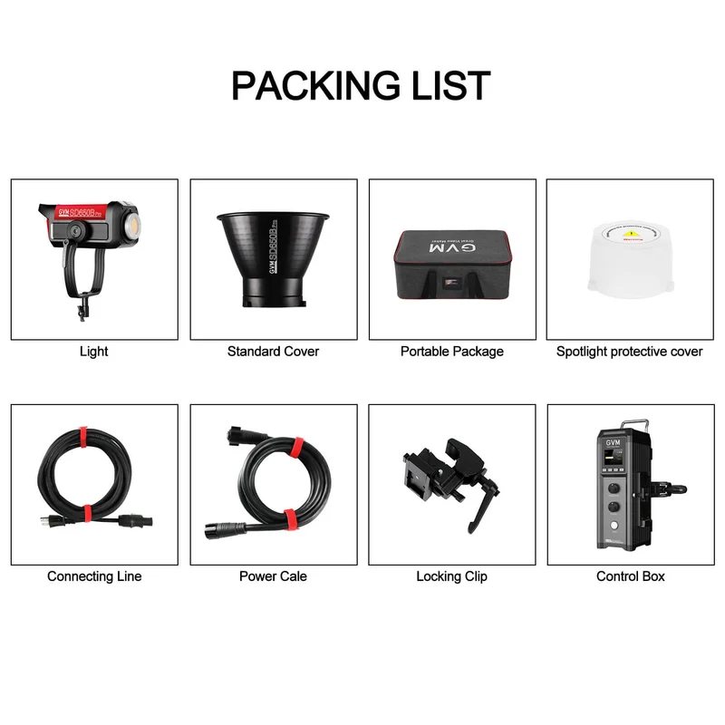 GVM Pro SD650B Bi-Color LED Monolight
