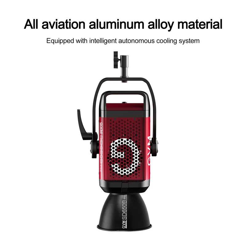 GVM PRO-SD650B 650W Bi-Color Monolight(V-mount & Mesh Bluetooth)（2-Light kit）
