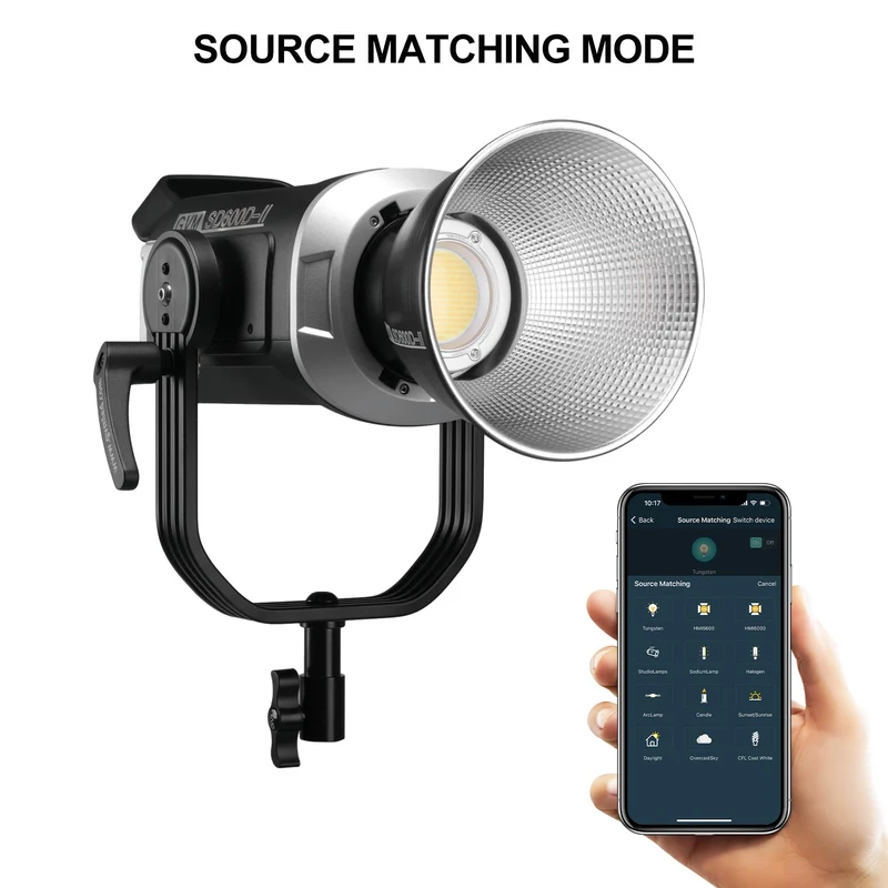 GVM SD600D-II 600W Upgraded Bi-Color LED Video Light（Open Box）