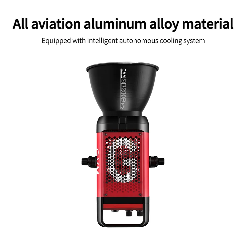 GVM PRO-SD200B 200W Bi-Color Mesh Bluetooth Monolight