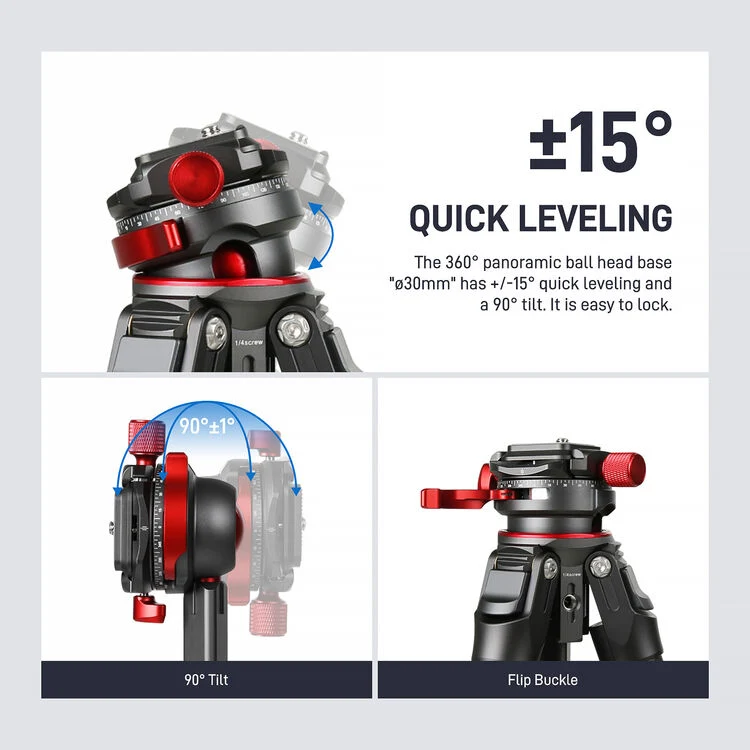 GVM TRIP-38 Carbon Fiber Travel Tripod（OPEN BOX）