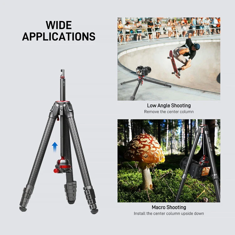 GVM TRIP-38 Carbon Fiber Travel Tripod（OPEN BOX）