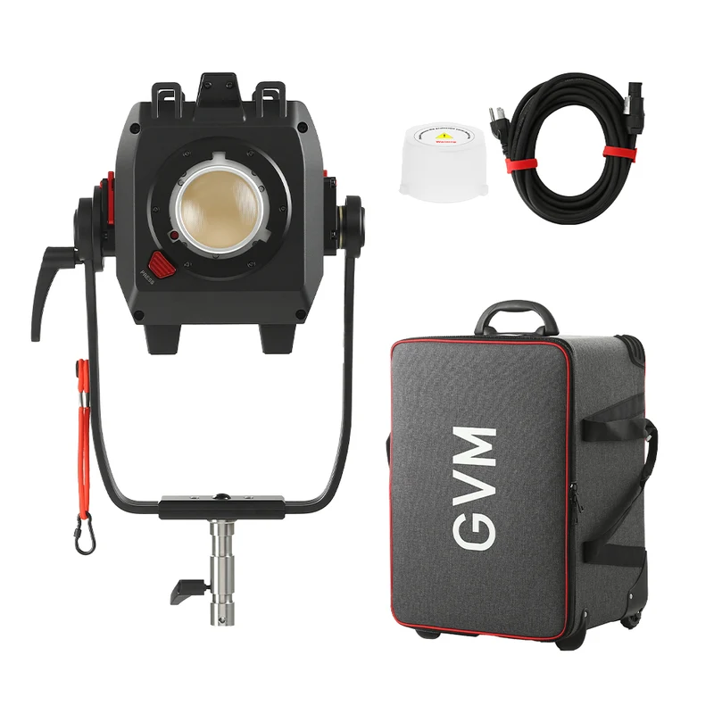GVM 1200B AIO 1200W Cinema Lighting Equipment DMX Bicolor LED Spotlight Kit（OPEN BOX）