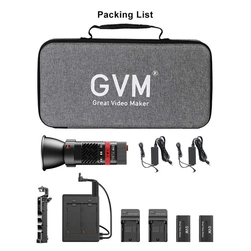 GVM PL60C 60W RGB Pocket LED Monolight