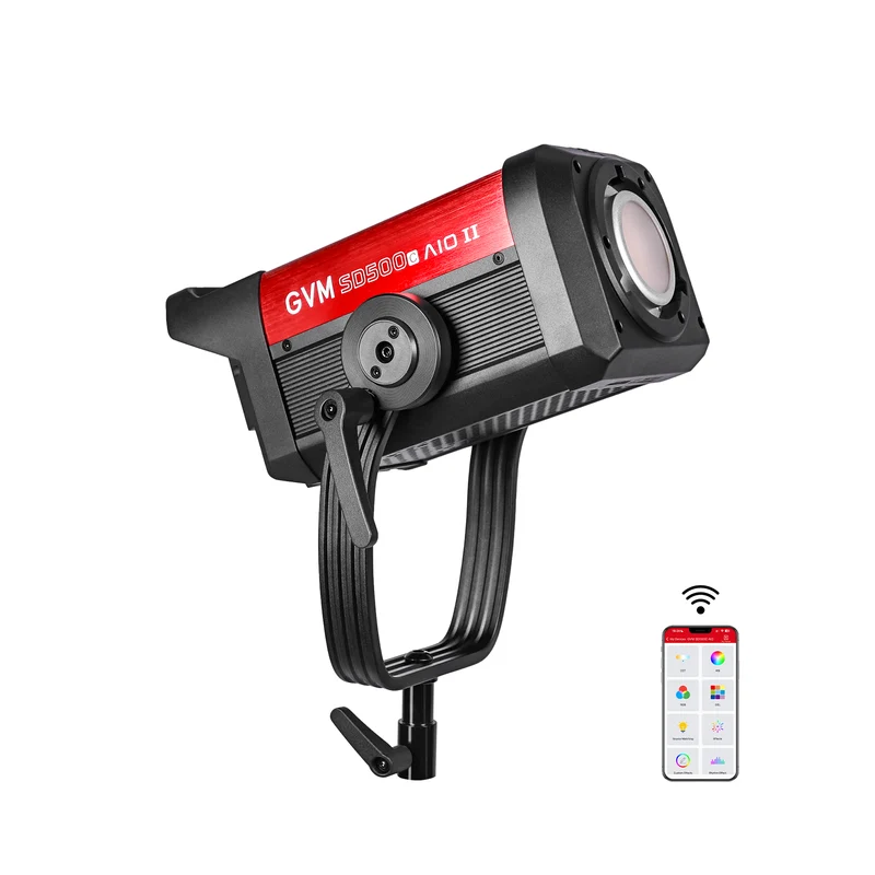 GVM SD500C AIO 500W RGB Cinema COB Light