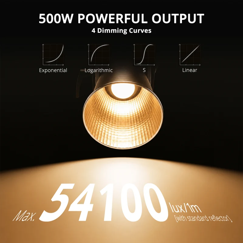 GVM SD500C AIO 500W RGB Cinema COB Light