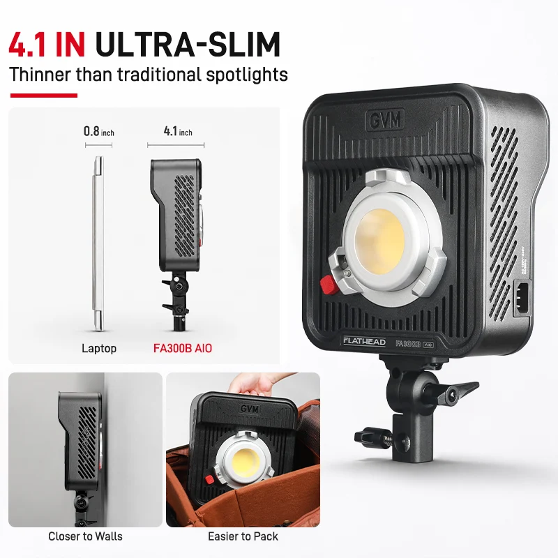GVM FA300B 300W Bi-Color Photography & Videos LED Light