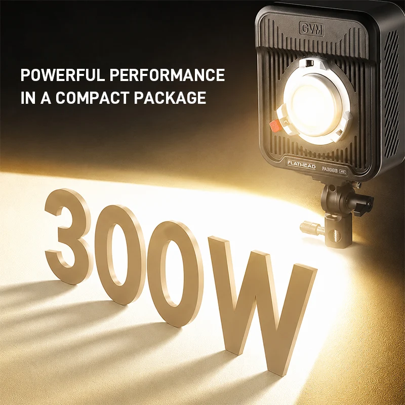 GVM FA300B 300W Bi-Color Photography & Videos LED Light