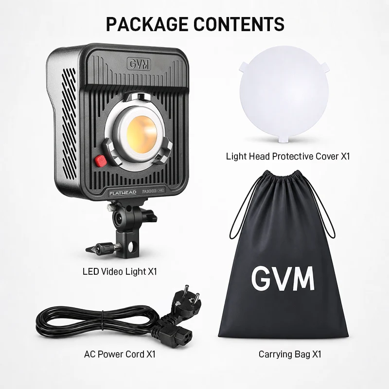 GVM FA300B 300W Bi-Color Photography & Videos LED Light