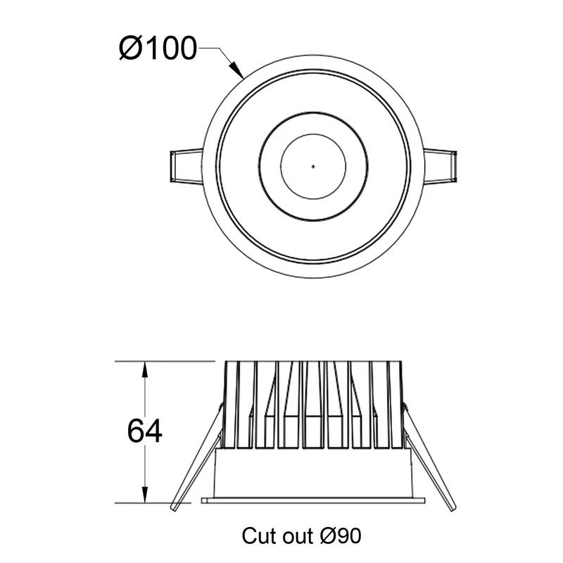 FOCO-R 15W weiß/schwarz