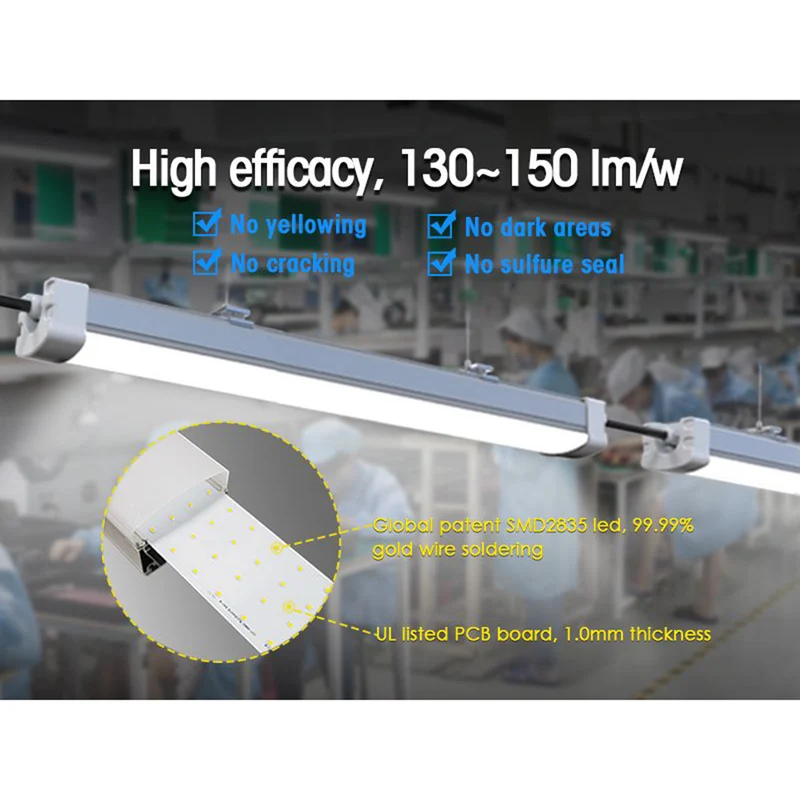 4 stycken LED Armatur GARAGE 30W