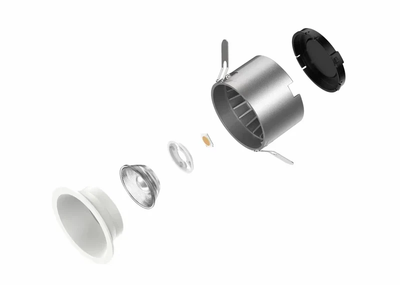 AUREO in 10W LED Einbauleuchte weiß