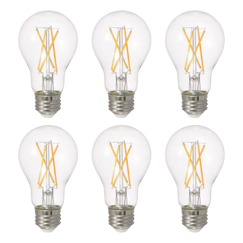 SYLVANIA LED TruWave A19 Light Bulb, 5.5W, Dimmable, 2700K, Soft White - 6 Pk