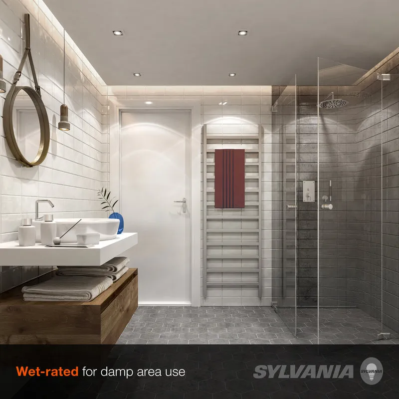 SYLVANIA LED R20 Flood Light Bulb, 50W = 5W, 10 Year, Dimmable, Frosted Finish, 325 Lumens, 5000K, Daylight - 2 Pk