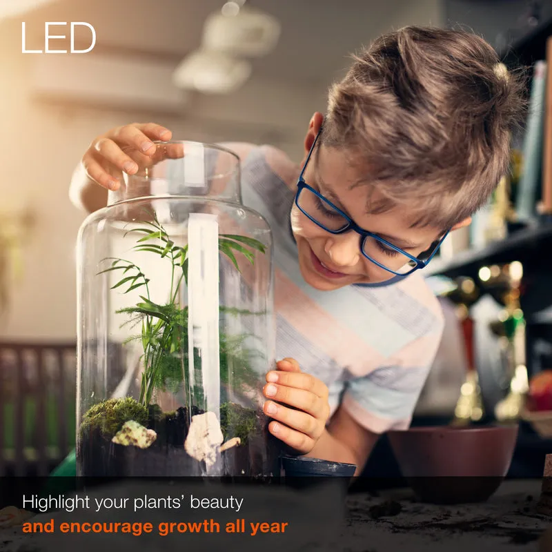 SYLVANIA Full Cycle 20W LED Grow Light Bulb, PAR38, 30 Micromoles/s, 80 CRI, Non-Dimmable, Frosted - 1 PK