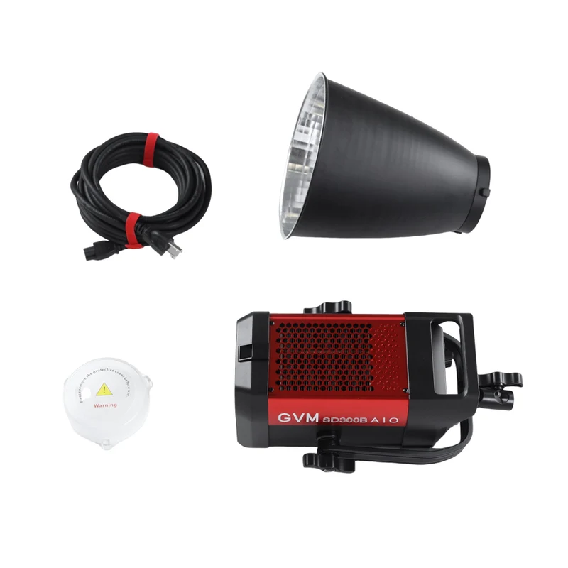 GVM SD300B AIO 300W Bi-Color Monolight With Softbox