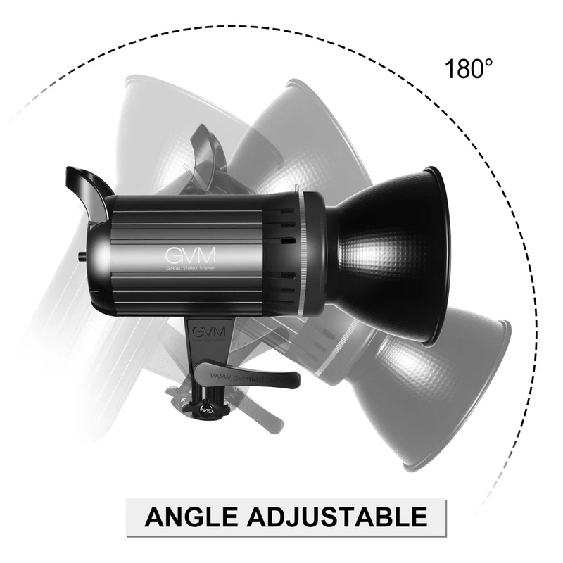 GVM-G100W 90W High Power LED Spotlight Bi-Color Studio Lighting Kit