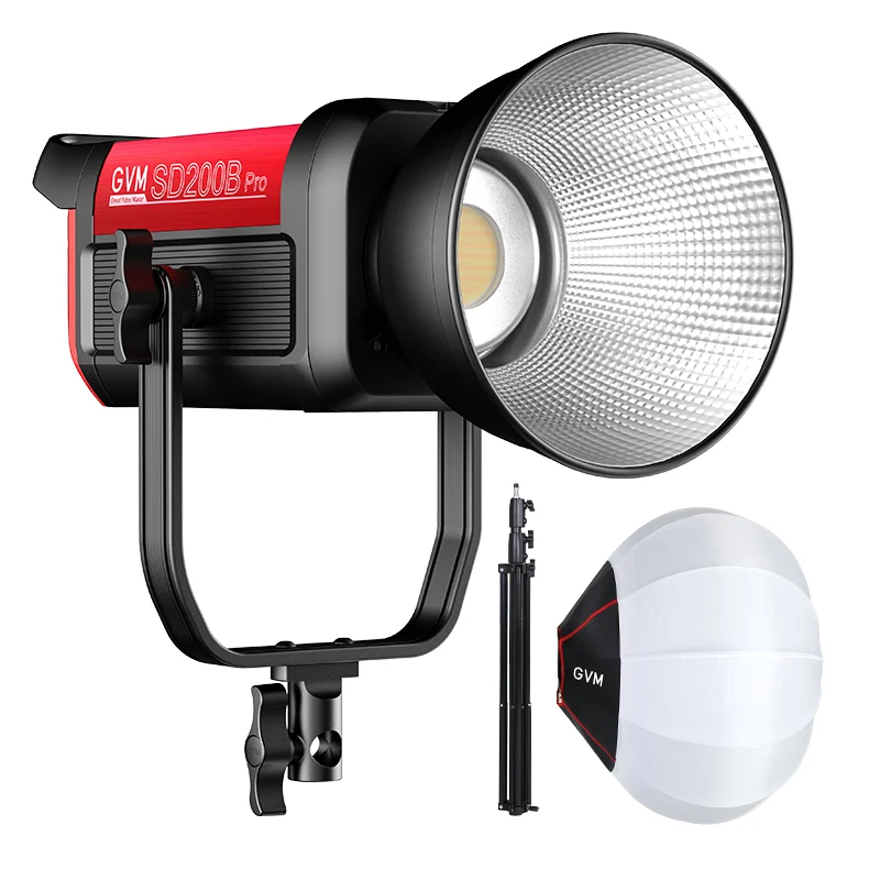 GVM PRO-SD200B 200W Bi-Color Mesh Bluetooth Monolight