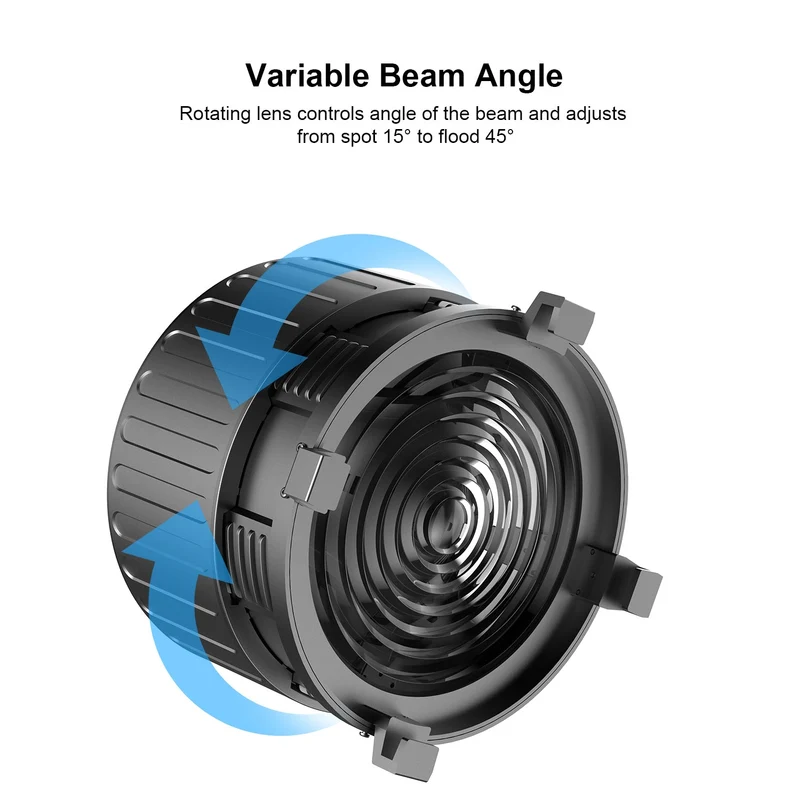 GVM F60 Fresnel Attachment for LED Light Spotlight