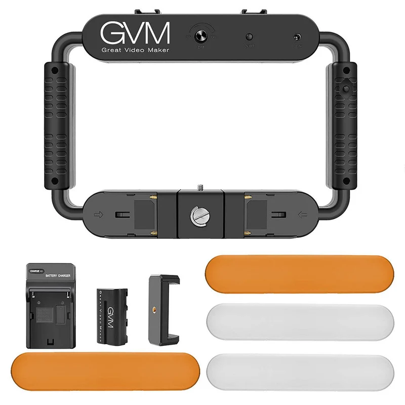GVM TL-10S Smartphone Video Camera Rig Light with Bluetooth Control（Open Box）