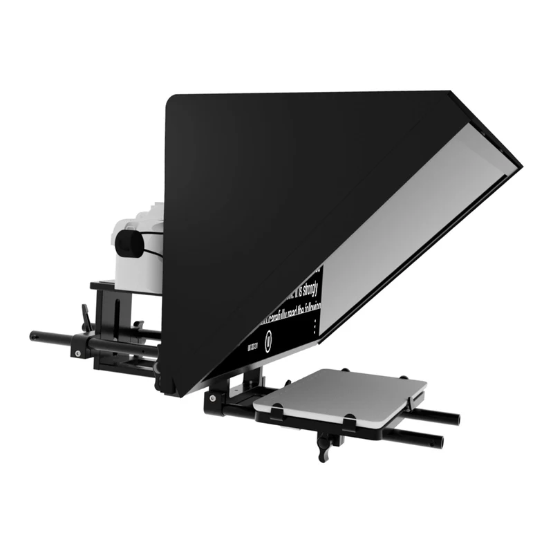 GVM TQ-L Teleprompter for Tablets and Smartphones with Bluetooth Remote and App（Open Box）
