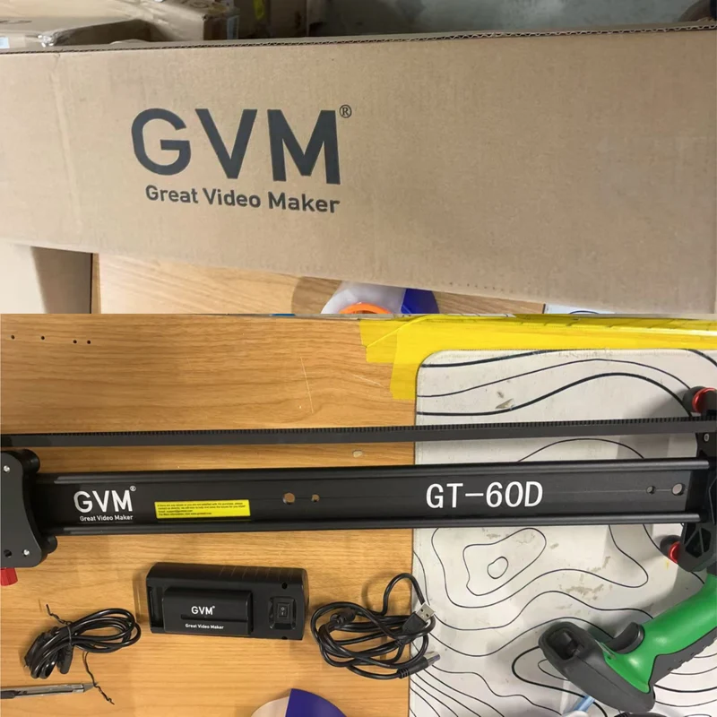 GVM Professional Video Aluminum Alloy Motorized Camera Slider (23″)（Open Box）